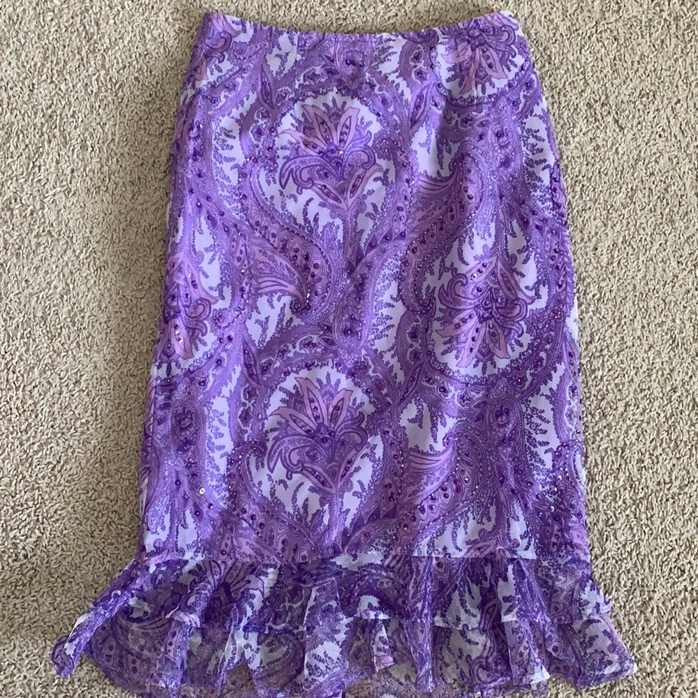 Parsley purple skirt